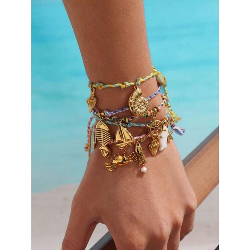 Seashell bracelet #2622